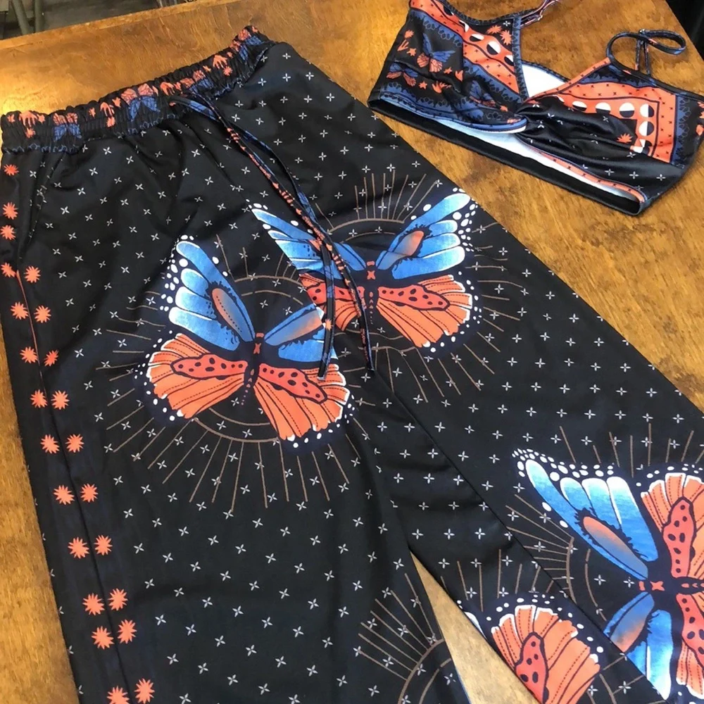 Butterfly‎ two piece outfit S - Picture 15 of 16